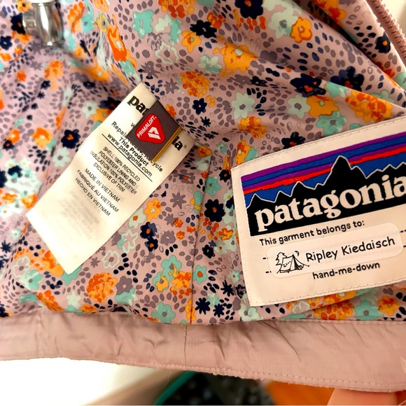 Patagonia girls nano puff jacket. Size L 12. - Picture 4 of 5